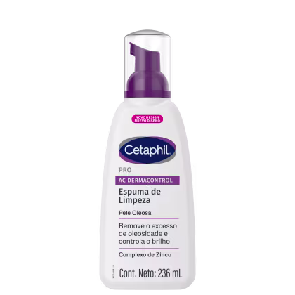 Imagem do produto Cetaphil Pro AC Dermocontrol Pele Oleosa - Espuma de Limpeza Facial 236ml
