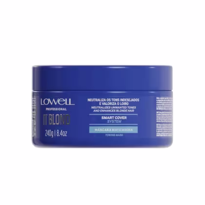 Imagem do produto Lowell It Blond Máscara Matizadora Neutraliza Amarelado Hidratação 240 g