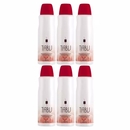 Imagem do produto Kit C6 Tradicional Spray Antitranspirante 90ml – Tabu