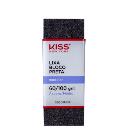 Imagem do produto Kiss New York Bloco Preta - Lixa de Unha (1 Unidade)
