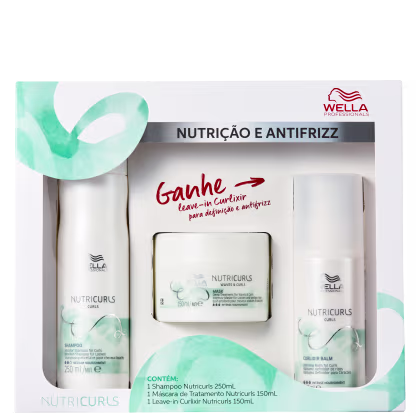 Imagem do produto Kit Wella Professionals Nutricurls (3 Produtos)