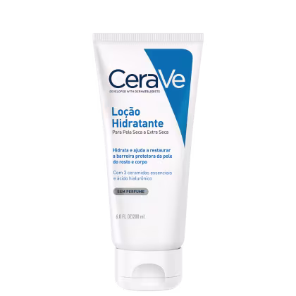 Imagem do produto CeraVe para Pele Seca a Extra Seca - Loção Hidratante Facial e Corporal Sem Perfume 200ml