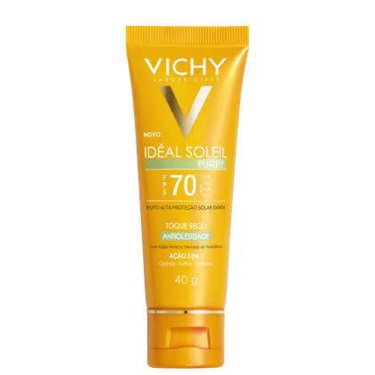Imagem do produto Vichy Idéal Soleil Purify FPS 70 - Protetor Solar Facial 40g