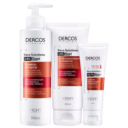 Imagem do produto Kit Vichy Dercos Kera-Solutions Trio (3 Produtos)
