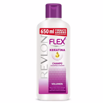 Shampoo Flex Keratina Volume, da marca Revlon Professional
