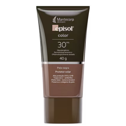 Imagem do produto Mantecorp Episol Color FPS 30 Pele Negra - Protetor Solar com Cor 40g