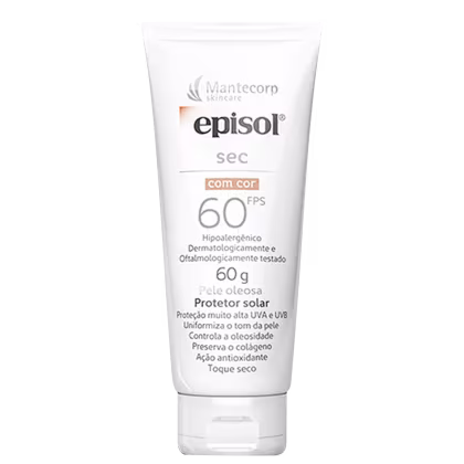 Imagem do produto Mantecorp Episol Sec FPS 60 - Protetor Solar com Cor 60g