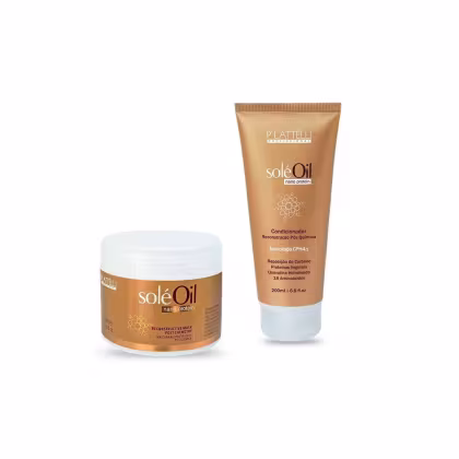 Imagem do produto Kit P´lattélli - Condicionador Sole oil + Mascara Sole oil