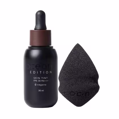 Imagem do produto Base Fluida Océane Skin Tint Fps30 550D e Esponjinha Mini Drop