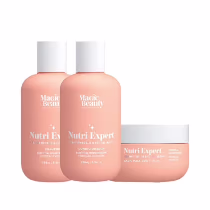 Imagem do produto Kit Magic Beauty Nutri Expert Shampoo, Condicionador 250ml e Máscara 200g