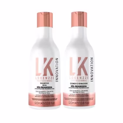Imagem do produto Kit Lokenzzi Pós Progressiva Shampoo e Condicionador 320ml
