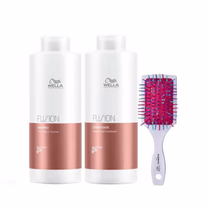 Imagem do produto Kit Wella Professionals Fusion Salon Duo + Escova (3 Produtos)