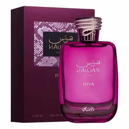 Imagem do produto Fragrância Árabe Feminino Hawas for Her Diva EDP 100ml Rasasi