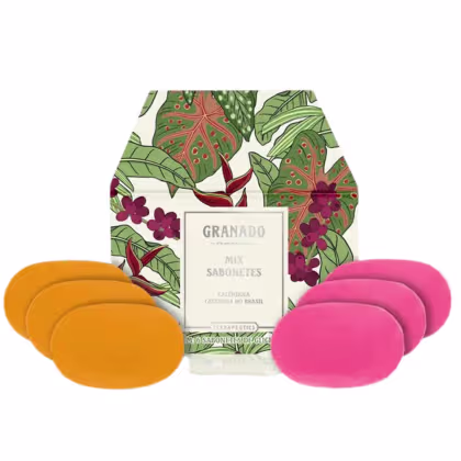 Imagem do produto Kit Terrapeutics - Mix Sabonetes Calêndula e Castanha 6x90g Granado