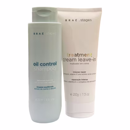 Imagem do produto Braé Stages Oil Control - Shampoo 250ml + Cream Leave-in 200g
