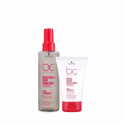 Imagem do produto Kit Schwarzkopf Bc Repair Rescue - Sealed Ends 100ml + Spray Conditioner 200ml