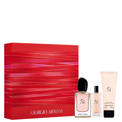 Imagem do produto Conjunto Giorgio Armani Sì Feminino - Eau de Parfum 50ml + Travel Size 15ml + Loção Corporal 75ml