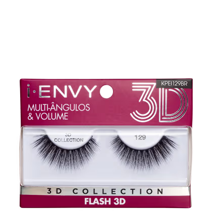 Imagem do produto Kiss New York i-Envy Flash 3D Collection 129 - Cílios Postiços