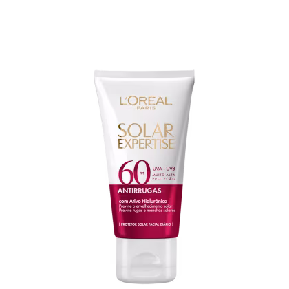 Imagem do produto L'Oréal Paris Solar Expertise Antirrugas FPS60 - Protetor Solar Facial 40g