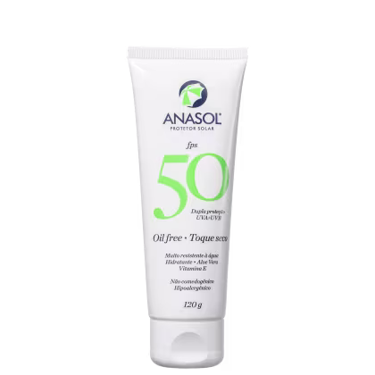 Imagem do produto Anasol Oil Free FPS 50 - Protetor Solar Facial 120g