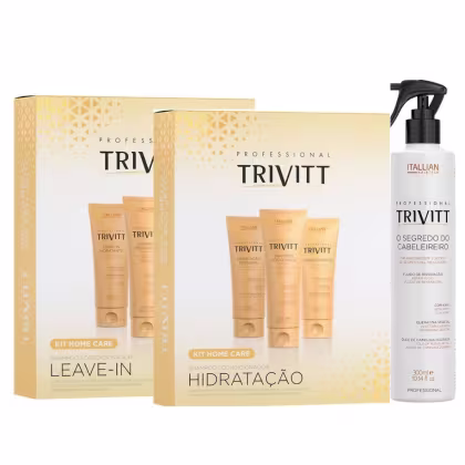 Imagem do produto Trivitt Kit Home Care Manutenção Para Cabelos Danificados (7 Produtos)