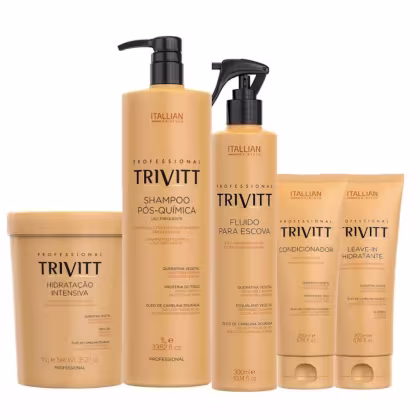 Imagem do produto Kit Trivitt Hidratação Intensiva Completa (5 Itens) -  Maciez, Brilho e Nutrição Profissional