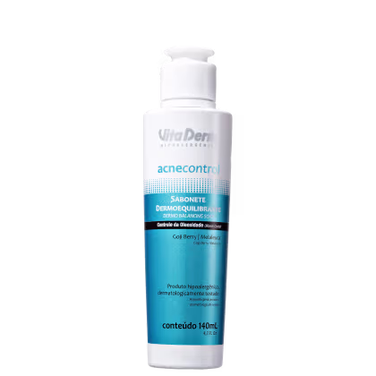 Imagem do produto Vita Derm Acnecontrol Dermoequilibrante - Sabonete Líquido Facial 140ml