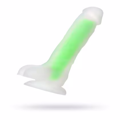 Imagem do produto Pênis importado com ventosa Neon Beyond Brilha no Escuro 20x3,5cm
