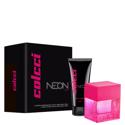 Imagem do produto Conjunto Colcci Neon Girls Feminino - Deo Colônia 100ml + Loção Corporal 100ml