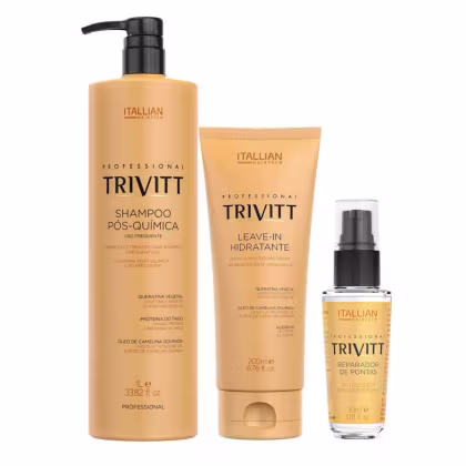 Imagem do produto Kit Profissional Trivitt Reparação Capilar (3 Itens)