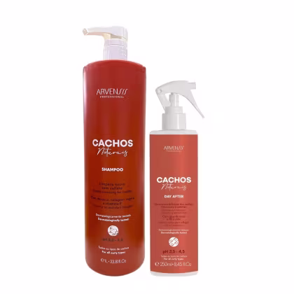 Imagem do produto Kit Arvensis Professional Cachos Naturais - Shampoo 1L + Day After 250ml