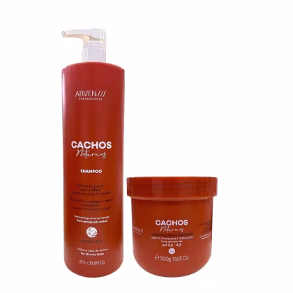 Imagem do produto Kit Arvensis Professional Cachos Naturais - Shampoo 1L + Máscara 500g
