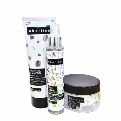 Imagem do produto Kit Avlon Uberliss Hydrating - Shampoo 250ml + Haircovery Mask Máscara 150g + Frizz Elixir 120ml