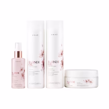 Imagem do produto Kit Braé Blonde Oil By Ana Paula Siebert - Shampoo 250ml + Condicionador 250ml + Máscara 200g + Óleo 60ml