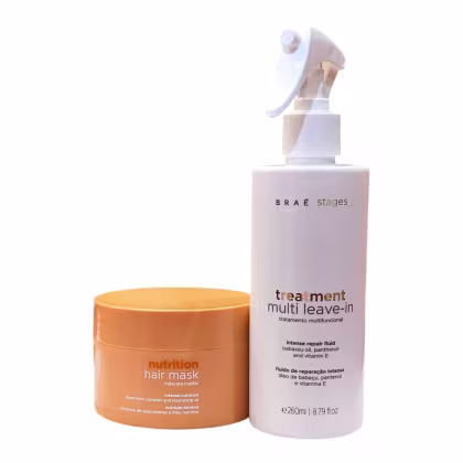 Imagem do produto Kit Braé Stages Nutrition - Máscara 200g + Leave-In 260ml