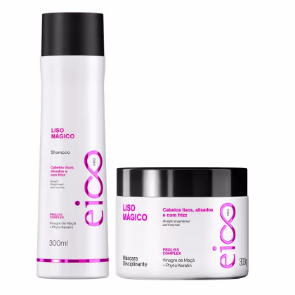 Imagem do produto Eico Liso Mágico - Shampoo 300ml + Máscara 300g