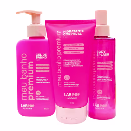 Imagem do produto Kit Labotrat LABPOP Meu Banho Premium It Girl - Gel de Banho + Hidratante + Body Splash