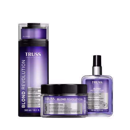 Imagem do produto Kit Truss Blond Revolution - Shampoo 300ml + Máscara 180g + Finalizador 100ml