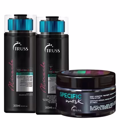 Imagem do produto Kit Truss Miracle - Shampoo 300ml + Condicionador 300ml + Specific Máscara 200g