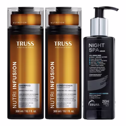 Imagem do produto Kit Truss Nutri Infusion - Shampoo 300ml + Condicionador 300ml + Night Spa 250ml