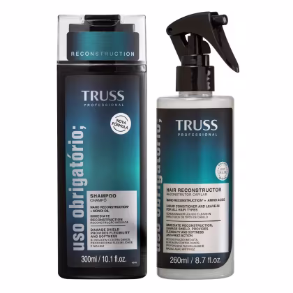 Imagem do produto Kit Truss Uso Obrigatório Shampoo 300ml + Reconstrutor Spray 260ml