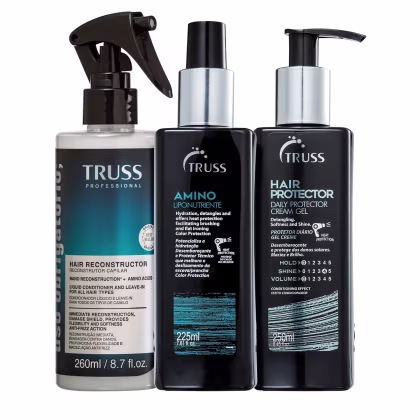 Imagem do produto Kit Truss - Uso Obrigatório 260ml + Finalizador Amino 225ml + Hair Protector 250ml