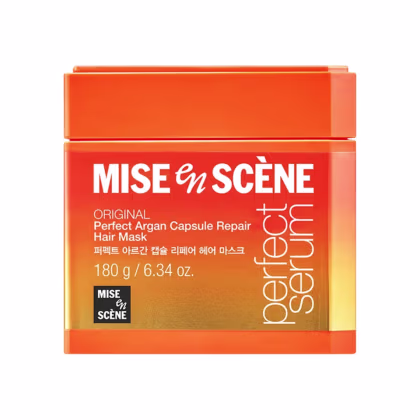 Máscara Capilar Mise en Scène Perfect Serum Argan Capsule Repair, 180g.