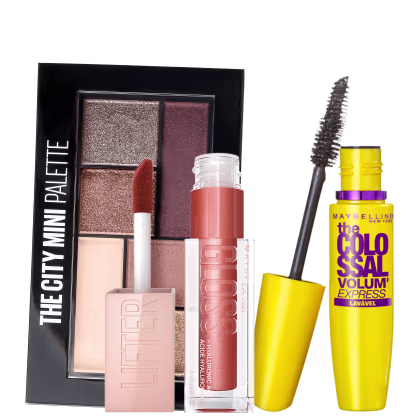 Imagem do produto Kit Maybelline Make Completa Topaz (3 Produtos)