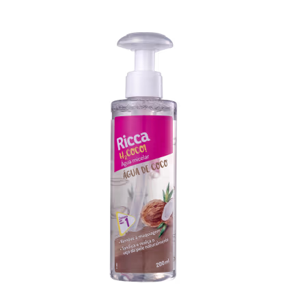 Imagem do produto Ricca H2COCO! Água de Coco - Água Micelar 200ml
