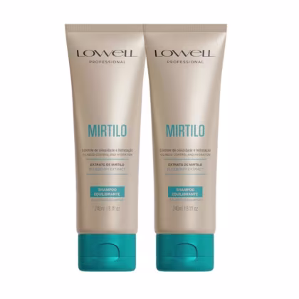 Imagem do produto Kit Shampoo Lowell Mirtilo Equilíbrio Oleosidade Home duo