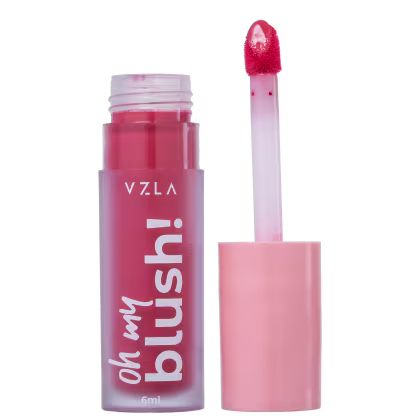 Imagem do produto Vizzela Cosméticos Oh My Blush! Cor 04 Plum Red - Blush Líquido 6ml