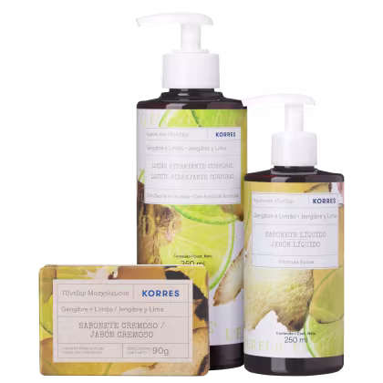 Imagem do produto Kit Korres Banho de Cuidados (3 produtos)