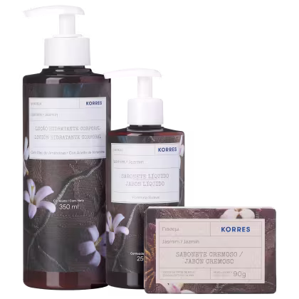 Imagem do produto Kit Korres Corpo e Banho (3 produtos)