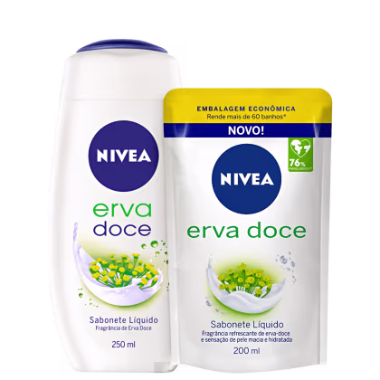 Imagem do produto Kit NIVEA Sabonete Líquido Erva Doce (2 Produtos)